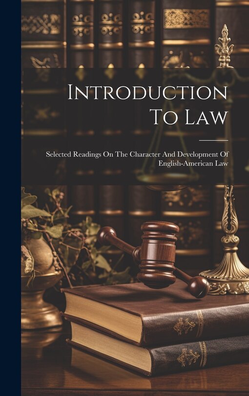 Front cover_Introduction To Law