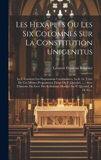 Front cover_Les Hexaples Ou Les Six Colomnes Sur La Constitution Unigenitus