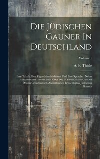 Couverture_Die Jüdischen Gauner In Deutschland