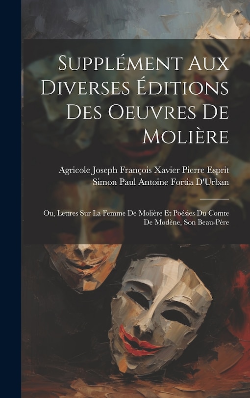 Front cover_Supplément Aux Diverses Éditions Des Oeuvres De Molière