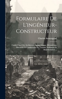 Couverture_Formulaire De L'ingénieur-Constructeur