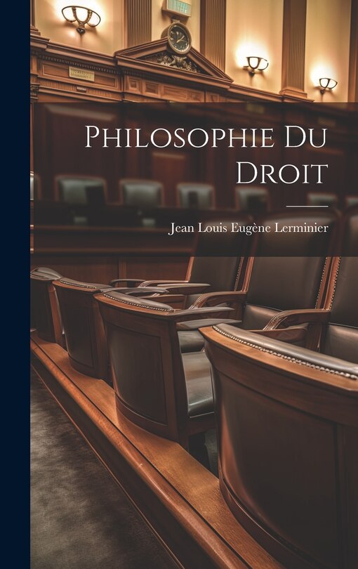 Front cover_Philosophie Du Droit