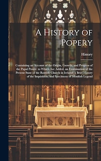 Couverture_A History of Popery