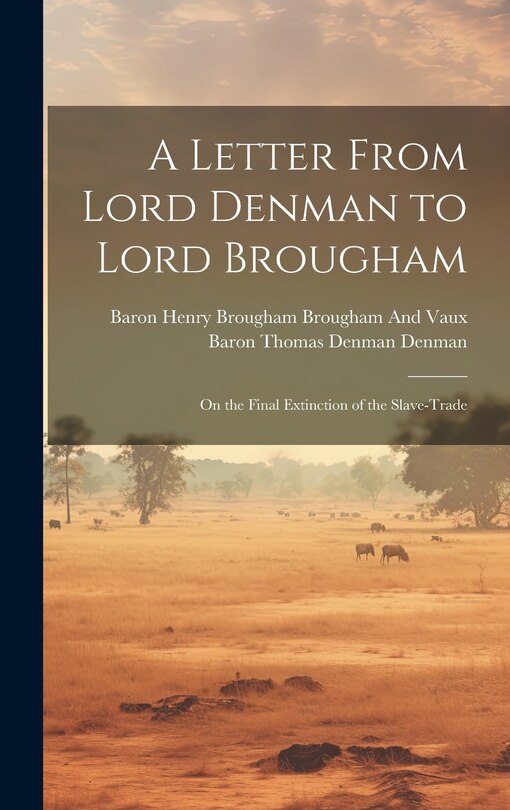 Couverture_A Letter From Lord Denman to Lord Brougham