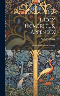 Couverture_Index Homericus, Appendix