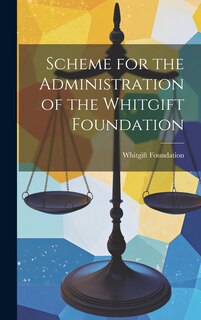 Couverture_Scheme for the Administration of the Whitgift Foundation