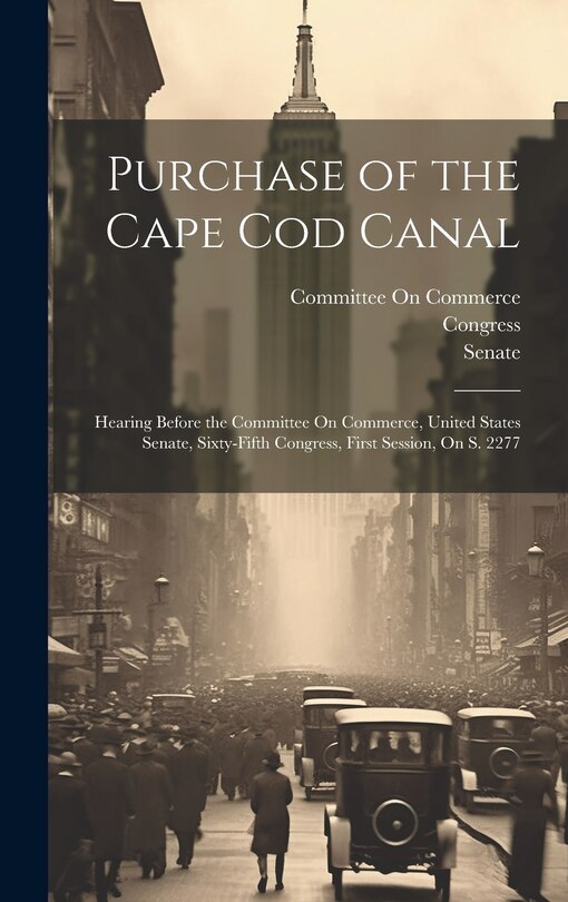 Couverture_Purchase of the Cape Cod Canal