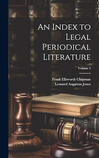 Front cover_An Index to Legal Periodical Literature; Volume 2