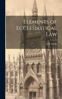 Front cover_Elements of Ecclesiastical Law