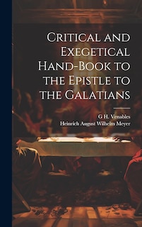 Couverture_Critical and Exegetical Hand-Book to the Epistle to the Galatians