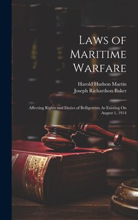Front cover_Laws of Maritime Warfare