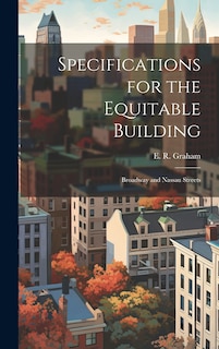 Front cover_Specifications for the Equitable Building