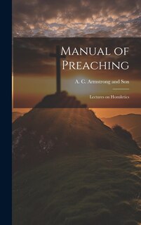 Couverture_Manual of Preaching