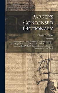 Couverture_Parker's Condensed Dictionary