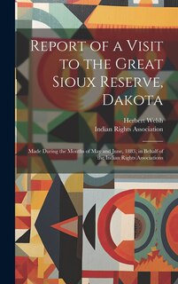 Couverture_Report of a Visit to the Great Sioux Reserve, Dakota