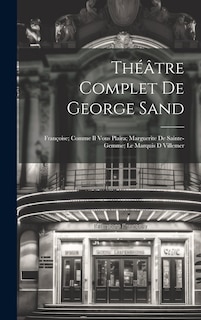 Front cover_Théâtre Complet De George Sand