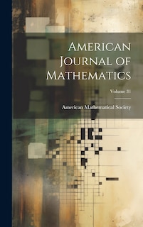 Front cover_American Journal of Mathematics; Volume 31