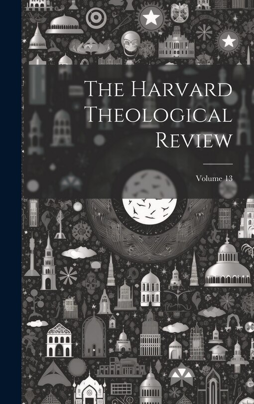 Front cover_The Harvard Theological Review; Volume 13