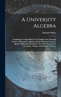 Couverture_A University Algebra