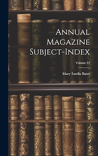 Front cover_Annual Magazine Subject-Index; Volume 24