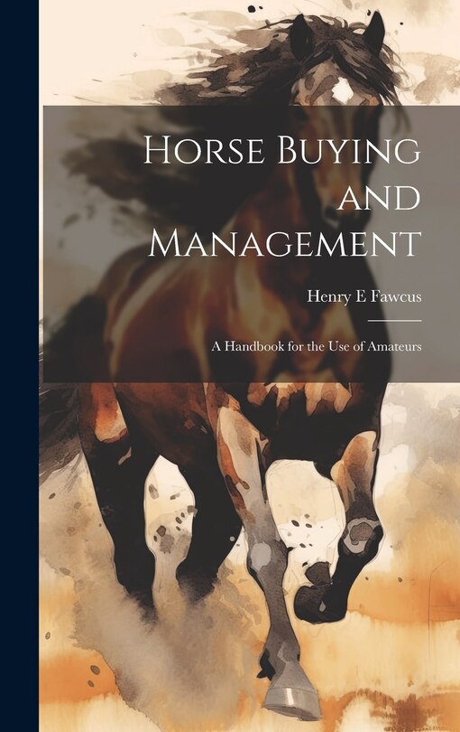 Front cover_Horse Buying and Management