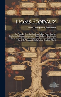 Couverture_Noms féodaux