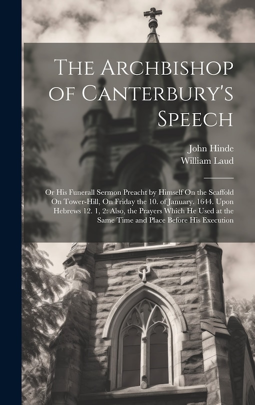 Front cover_The Archbishop of Canterbury's Speech