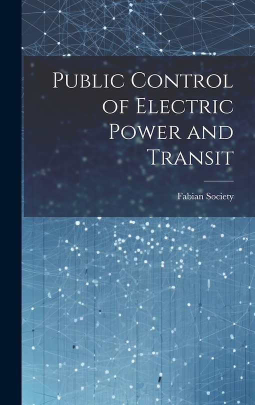 Couverture_Public Control of Electric Power and Transit