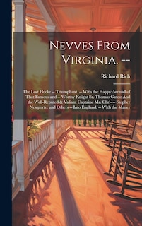 Front cover_Nevves From Virginia. --