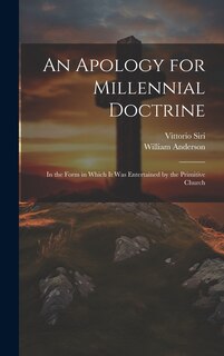 Couverture_An Apology for Millennial Doctrine