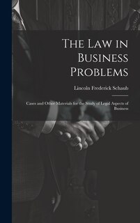Front cover_The Law in Business Problems