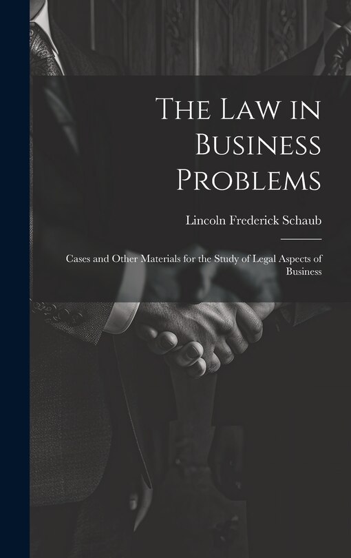 Front cover_The Law in Business Problems