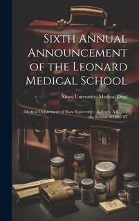 Couverture_Sixth Annual Announcement of the Leonard Medical School