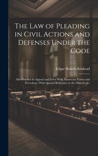 Front cover_The Law of Pleading in Civil Actions and Defenses Under the Code