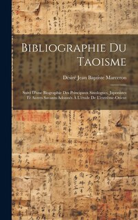 Couverture_Bibliographie Du Taoisme