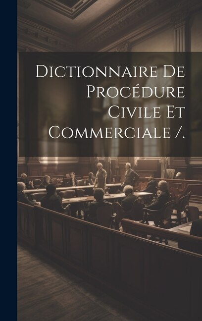 Couverture_Dictionnaire De Procédure Civile Et Commerciale /.