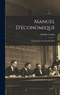 Front cover_Manuel D'économique