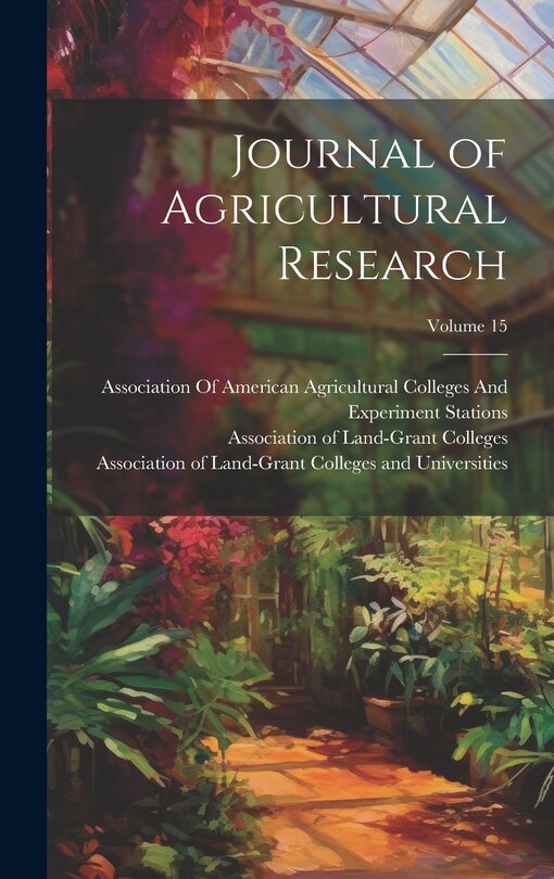 Front cover_Journal of Agricultural Research; Volume 15