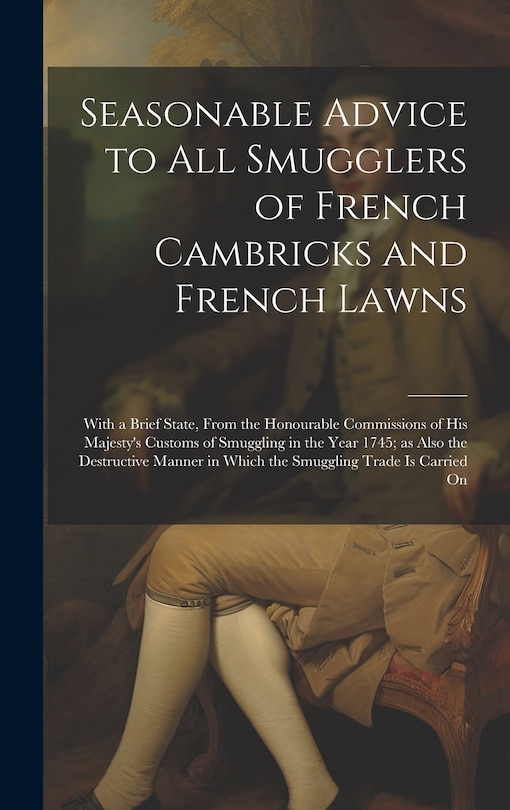 Couverture_Seasonable Advice to all Smugglers of French Cambricks and French Lawns; With a Brief State, From the Honourable Commissions of His Majesty's Customs of Smuggling in the Year 1745; as Also the Destructive Manner in Which the Smuggling Trade is Carried On