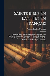 Front cover_Sainte Bible En Latin Et En Français
