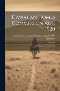 Couverture_Hawaiian Homes Commission Act, 1920