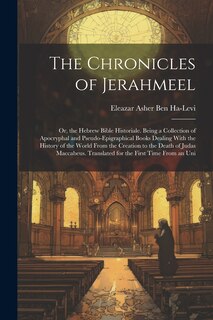 Front cover_The Chronicles of Jerahmeel