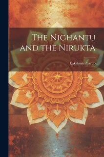 Front cover_The Nighantu and the Nirukta