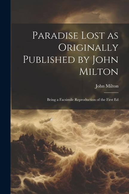 Couverture_Paradise Lost as Originally Published by John Milton