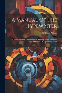 Couverture_A Manual Of The Typewriter