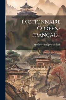 Front cover_Dictionnaire Coréen-français...