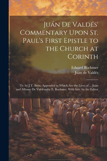 Front cover_Juán De Valdés' Commentary Upon St. Paul's First Epistle to the Church at Corinth