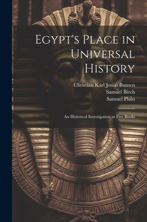 Front cover_Egypt's Place in Universal History