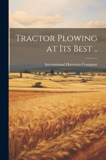 Front cover_Tractor Plowing at its Best ..
