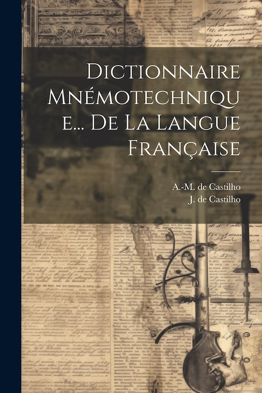 Couverture_Dictionnaire Mnémotechnique... De La Langue Française